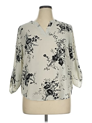 Maurices 3/4 Sleeve Blouse (view 1)