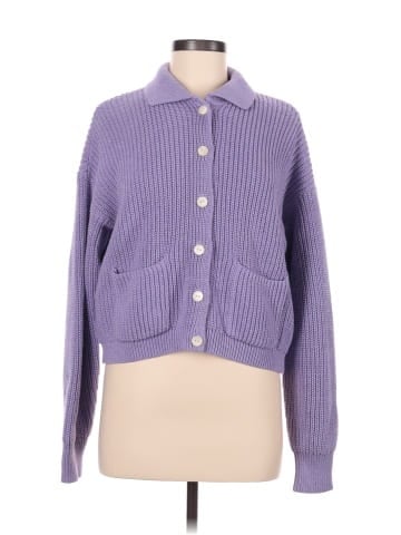 Madewell Ribbed Polo Cardigan Sweater (view 1)