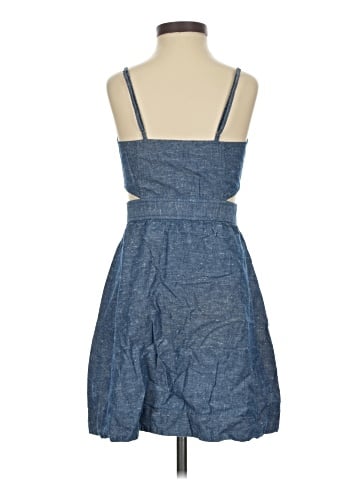 Madewell Chambray Cutout Cami Mini Dress (view 2)