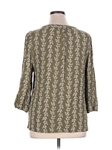 Croft & Barrow 3/4 Sleeve Blouse (view 2)