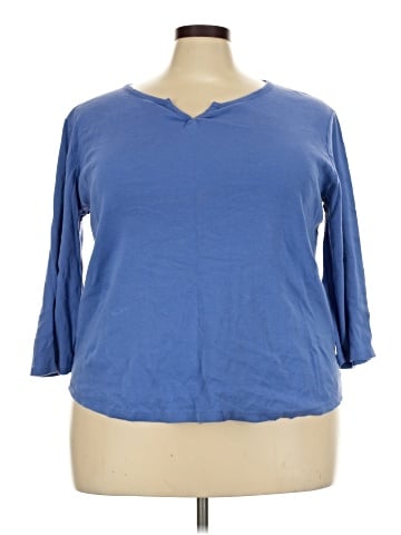 Chico's 3/4 Sleeve T-Shirt (view 1)