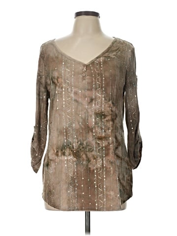 DressBarn 3/4 Sleeve T-Shirt (view 1)