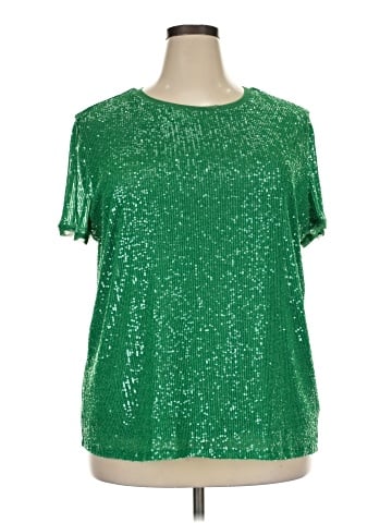 Anne Klein Short Sleeve Top (view 1)