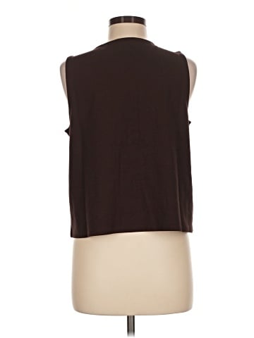 Ann Taylor Sleeveless Button-Down Shirt (view 2)