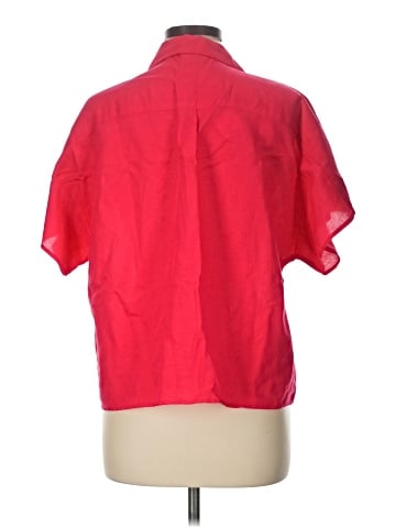 INC International Concepts Short Sleeve Blouse (view 2)