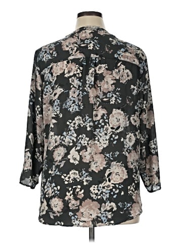 Maurices 3/4 Sleeve Blouse (view 2)