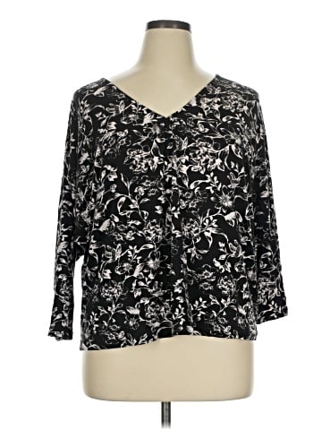Garnet Hill 3/4 Sleeve T-Shirt (view 1)
