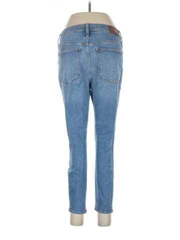 Madewell 9" Mid-Rise Skinny Crop Jeans: Button-Front TENCEL&trade; Denim Edition (view 2)