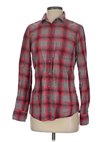 J.Crew Factory Store Long Sleeve Button-Down Shirt (view 1)