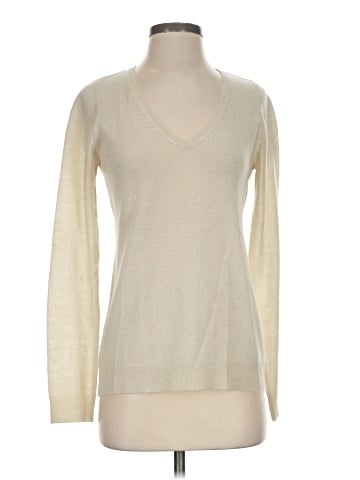 Ann Taylor Factory Cashmere Pullover Sweater (view 1)