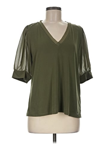 Calvin Klein Short Sleeve Blouse (view 1)