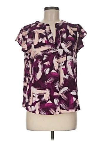 Calvin Klein Short Sleeve Blouse (view 1)