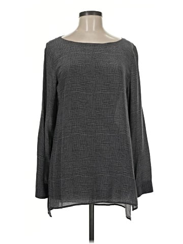 Eileen Fisher Long Sleeve Silk Top (view 1)
