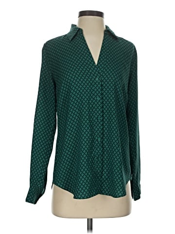 Ann Taylor Long Sleeve Blouse (view 1)