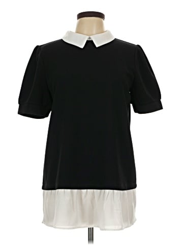 Adrianna Papell Short Sleeve Blouse (view 1)