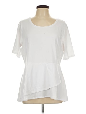 Isaac Mizrahi LIVE! Short Sleeve Blouse (view 1)