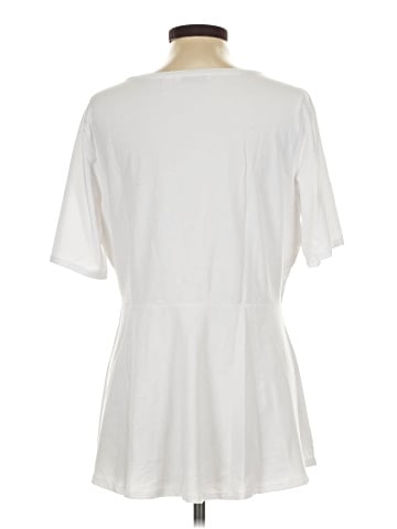 Isaac Mizrahi LIVE! Short Sleeve Blouse (view 2)