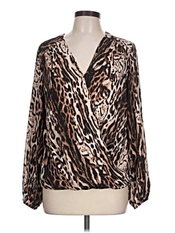 INC International Concepts Long Sleeve Blouse (view 1)