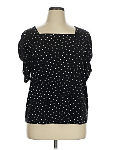 Adrianna Papell Short Sleeve Blouse (view 1)