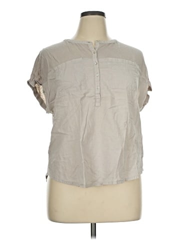 Lucky Brand Short Sleeve Blouse (view 1)