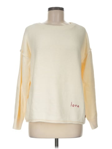 Peace Love World Pullover Sweater (view 1)