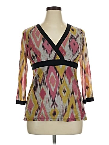 INC International Concepts 3/4 Sleeve Blouse (view 1)