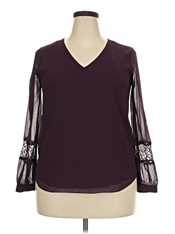 Calvin Klein Long Sleeve Blouse (view 1)