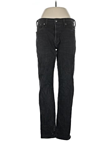 Madewell Slim Jeans in Black Wash (view 1)