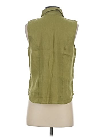 Tahari Sleeveless Button-Down Shirt (view 2)