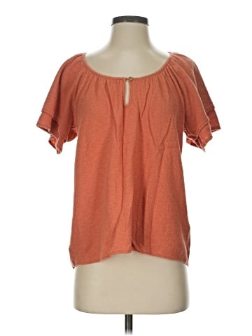 TeXTURE & THREAD Madewell Short Sleeve Blouse (view 1)