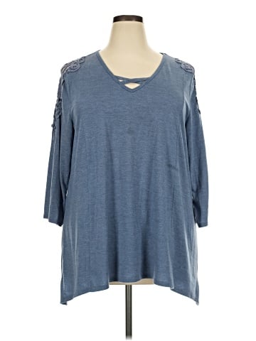 Style&Co 3/4 Sleeve Top (view 1)