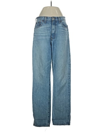 Madewell The '90s Straight Jean in Mercer Wash (view 1)