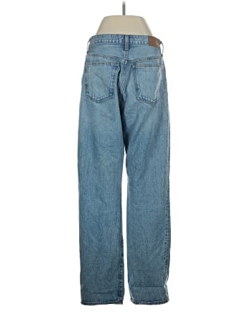 Madewell The '90s Straight Jean in Mercer Wash (view 2)