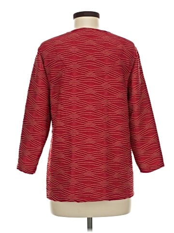 JM Collection 3/4 Sleeve Top (view 2)
