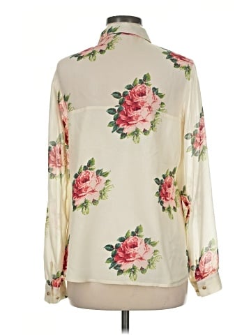 J. Peterman Long Sleeve Silk Top (view 2)