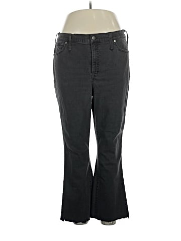 Madewell Cali Demi-Boot Jeans in Berkeley Black: Chewed-Hem Edition (view 1)