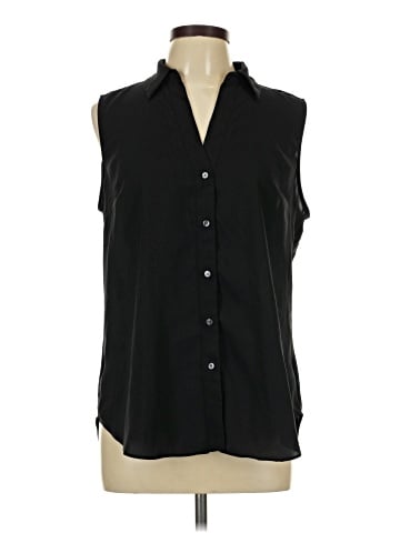 Ann Taylor Sleeveless Button-Down Shirt (view 1)