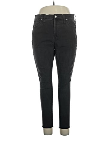 Madewell 9" Mid-Rise Skinny Jeans in Lunar Wash (view 1)