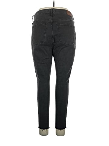 Madewell 9" Mid-Rise Skinny Jeans in Lunar Wash (view 2)