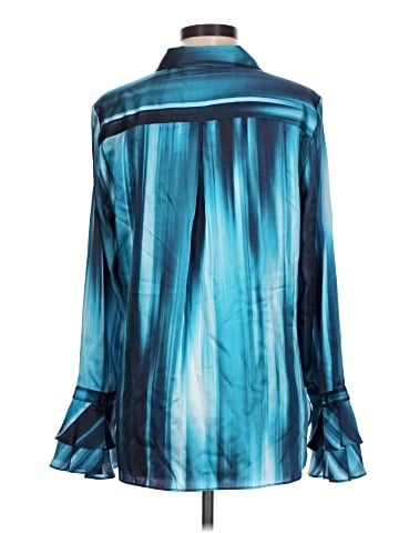 Elie Tahari Long Sleeve Silk Top (view 2)