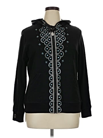 CHRISTINE ALEXANDER Zip Up Hoodie (view 1)