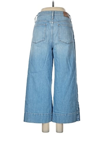 Madewell Wide-Leg Crop Jeans in Delancey Wash (view 2)