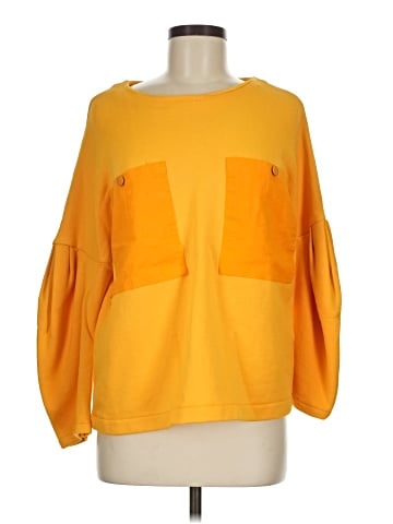 Zara W&B Collection 3/4 Sleeve Top (view 1)