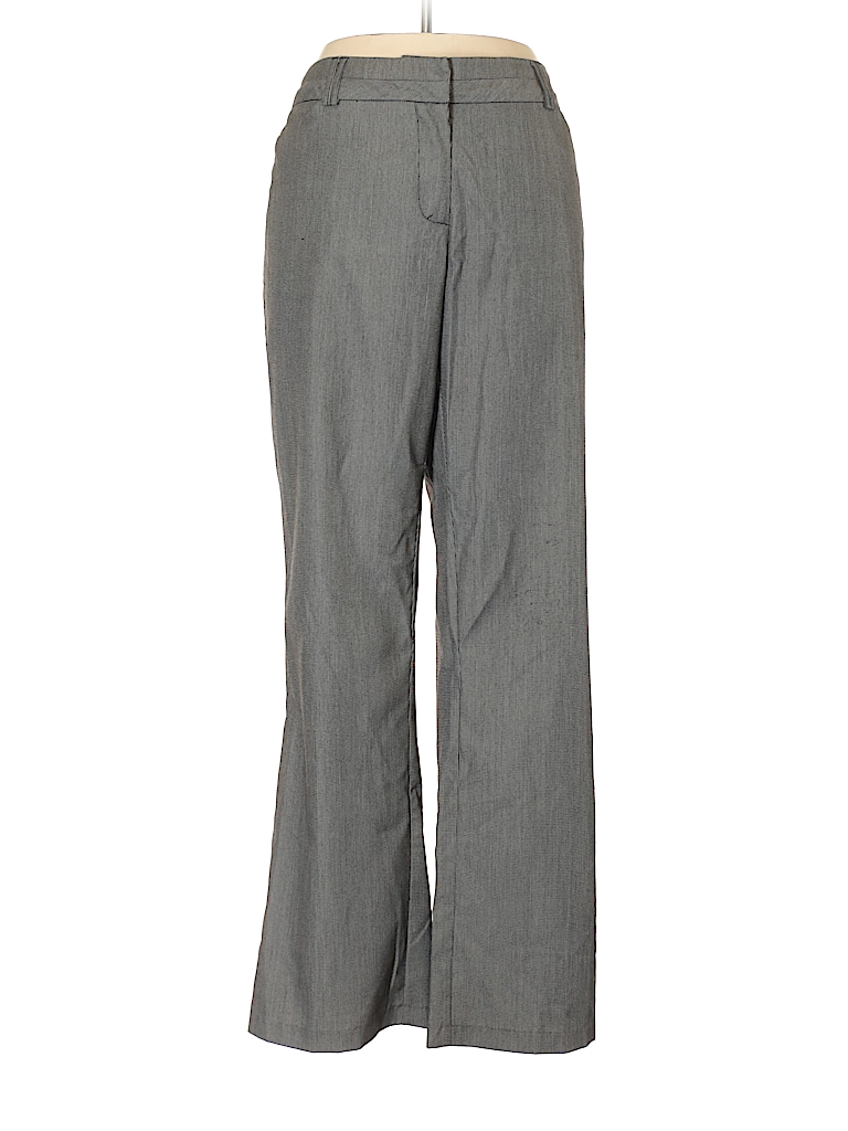 SOHO Apparel Ltd Solid Gray Dress Pants Size 12 - 73% off | thredUP