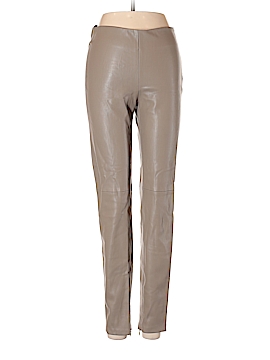 tan faux leather pants