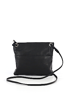 Margot Solid Black Leather Crossbody Bag One Size - 70% off