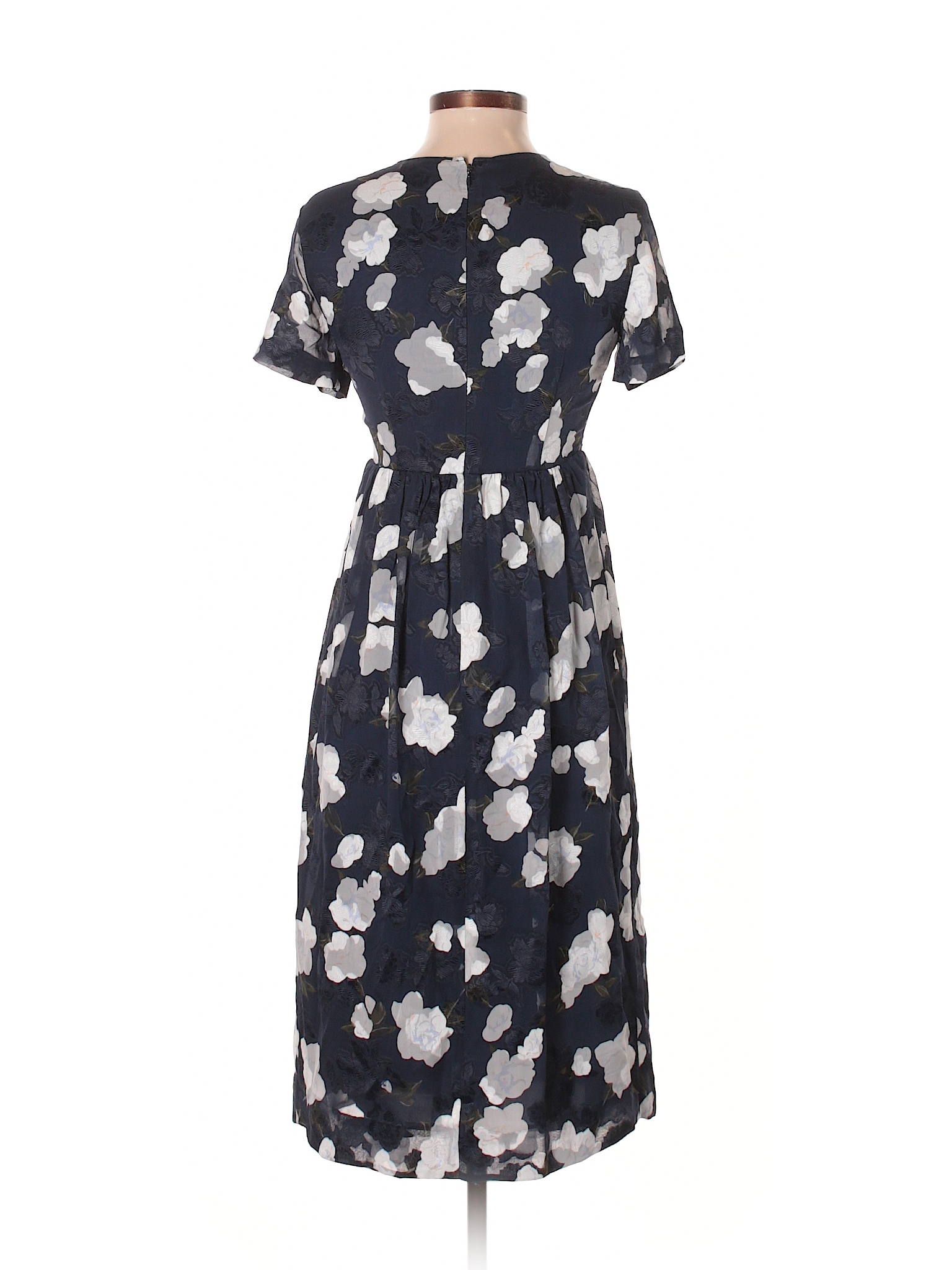 club monaco blue floral dress